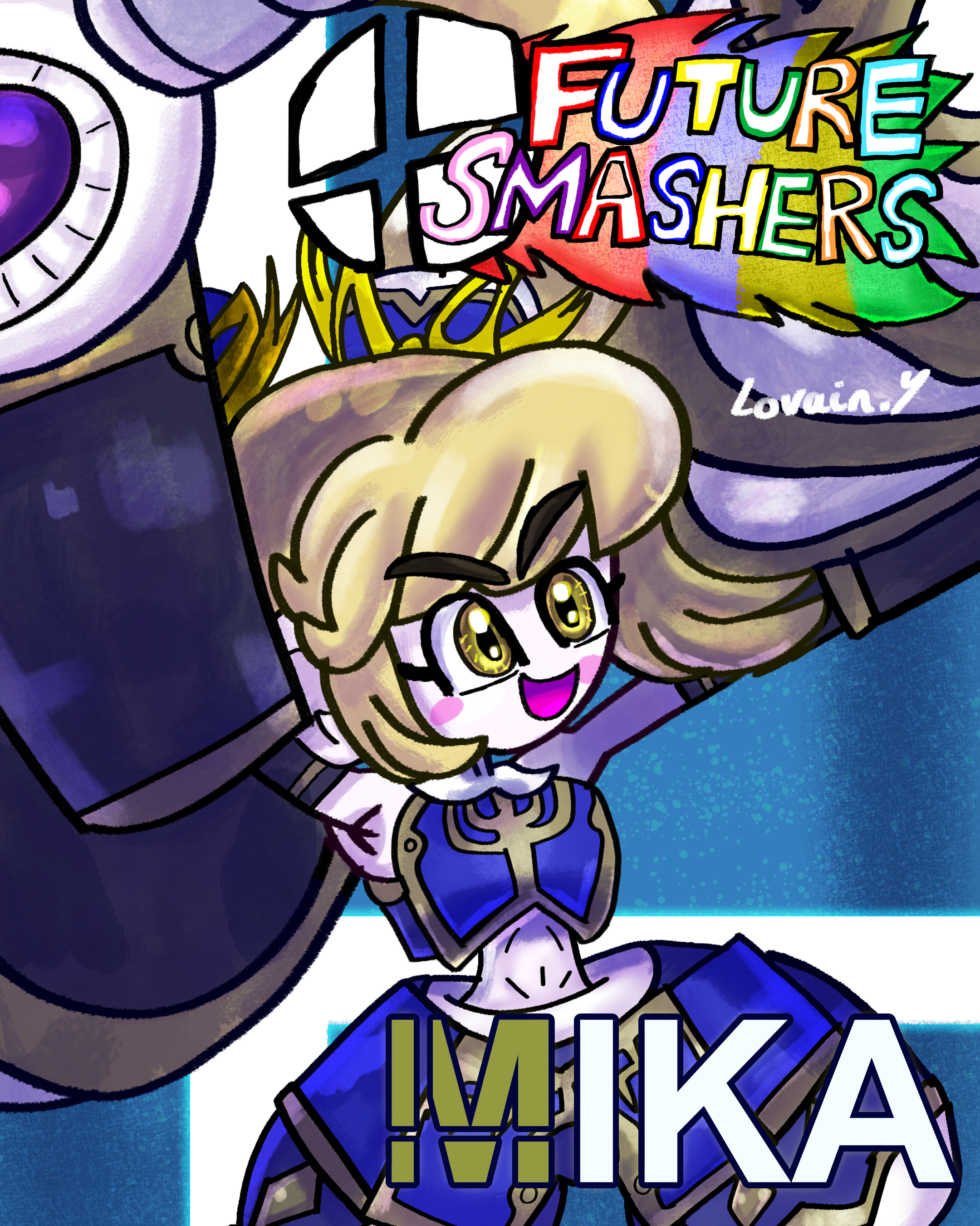 As part of my Smash Bros fanart project Future Smashers, I did a