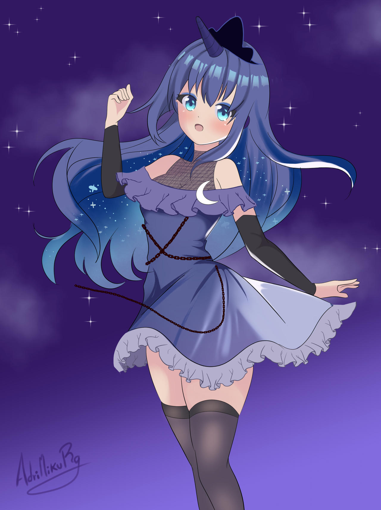 Princess Luna Human - MLP by AdriMikuRG on DeviantArt