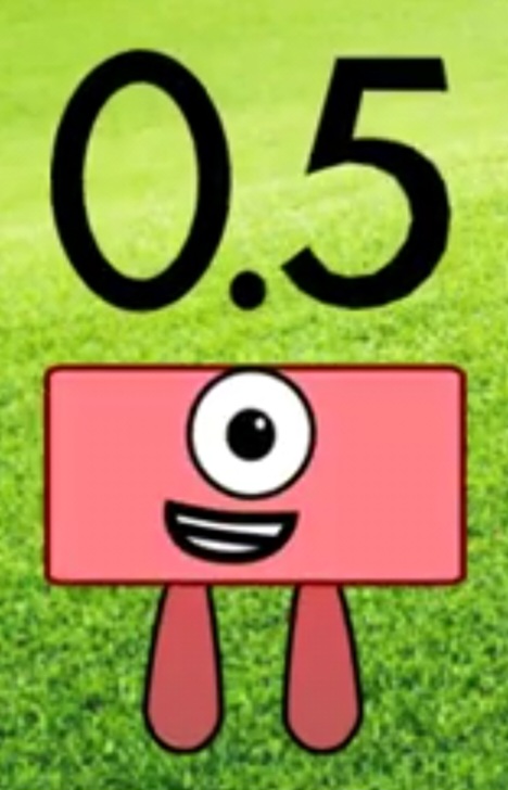 Number Blocks 005 Numberblocks 0.5 by thetamagotchifan7654 on DeviantArt