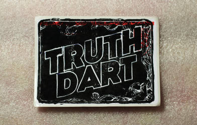 Truth Dart Linocut