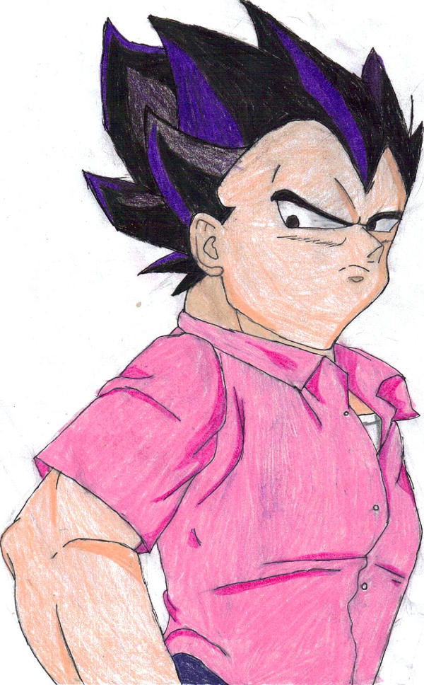 Vegeta's Pink Shirt by AllySan17 on DeviantArt