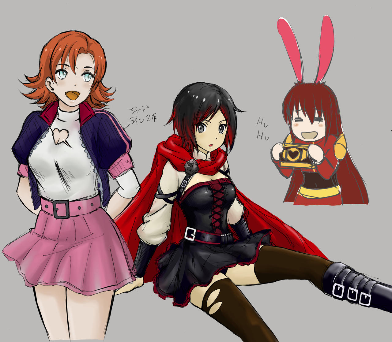 Ruby Nora Ruby,Nora and Vel by JakeTaisa on DeviantArt