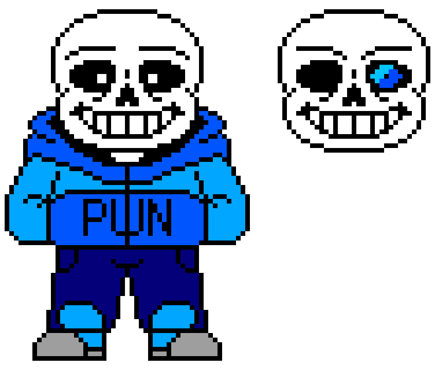 Sans - Undertale Battle Sprite by Undertale-Art-Maker on DeviantArt