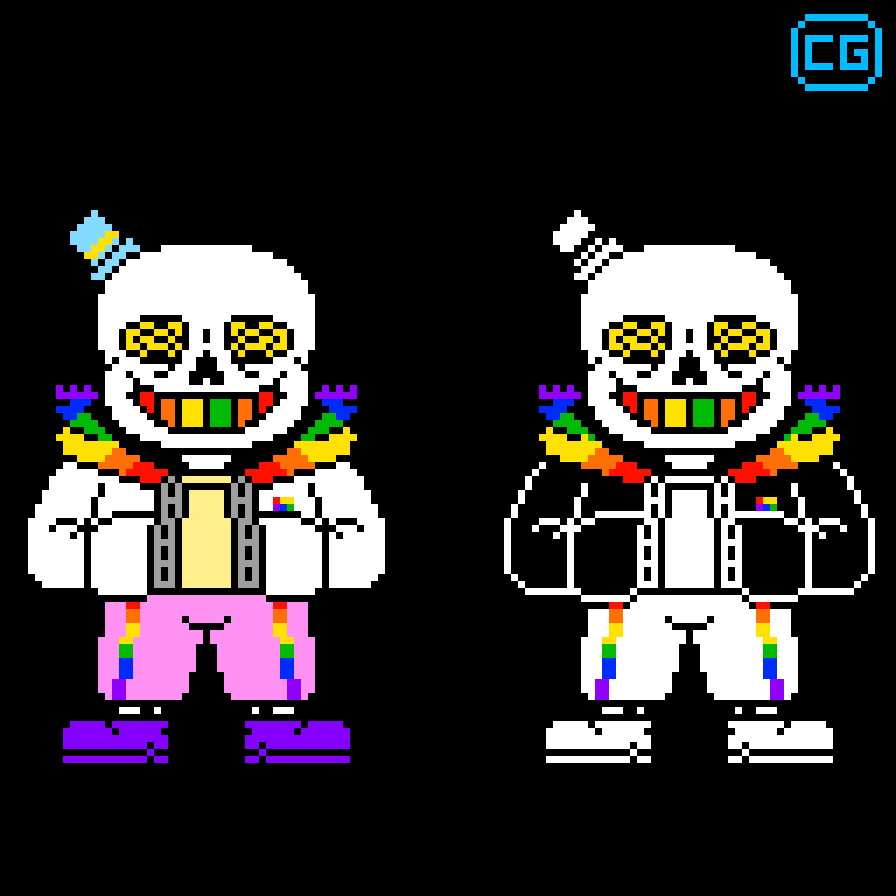 Pixilart - ------ sans sprite by TeaboxGremlinVA