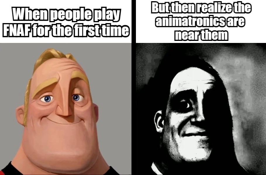 Mr. Incredible becomes uncanny from FNAF by ChrissGaming on DeviantArt
