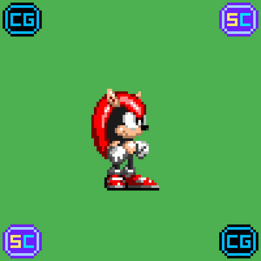 Pixilart - Mighty the Armadillo sprite test by Mightyman