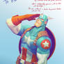 Captain America Thank You Card