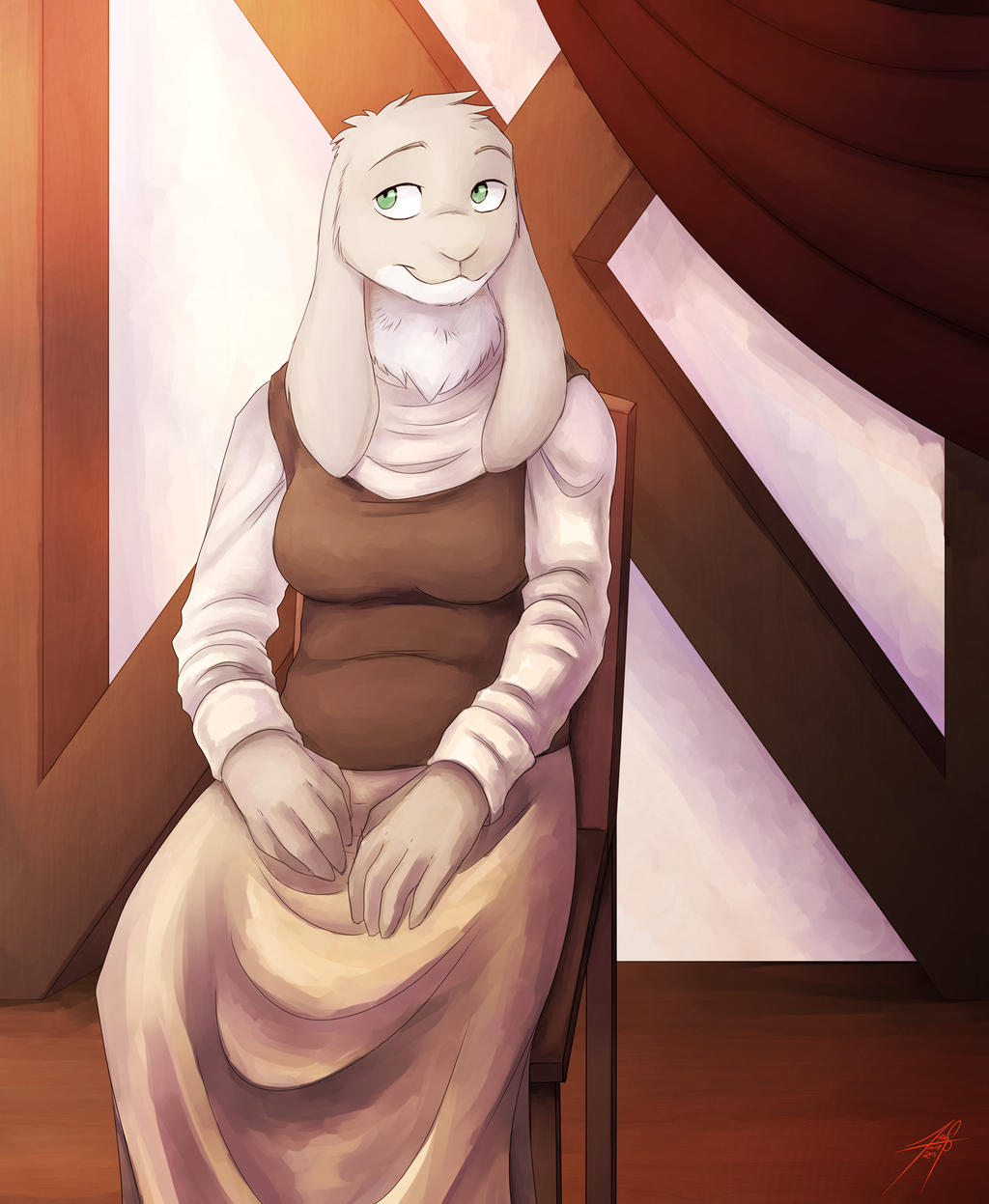 Painterly Portrait: Lindy (wife of Lewis Wilmot)