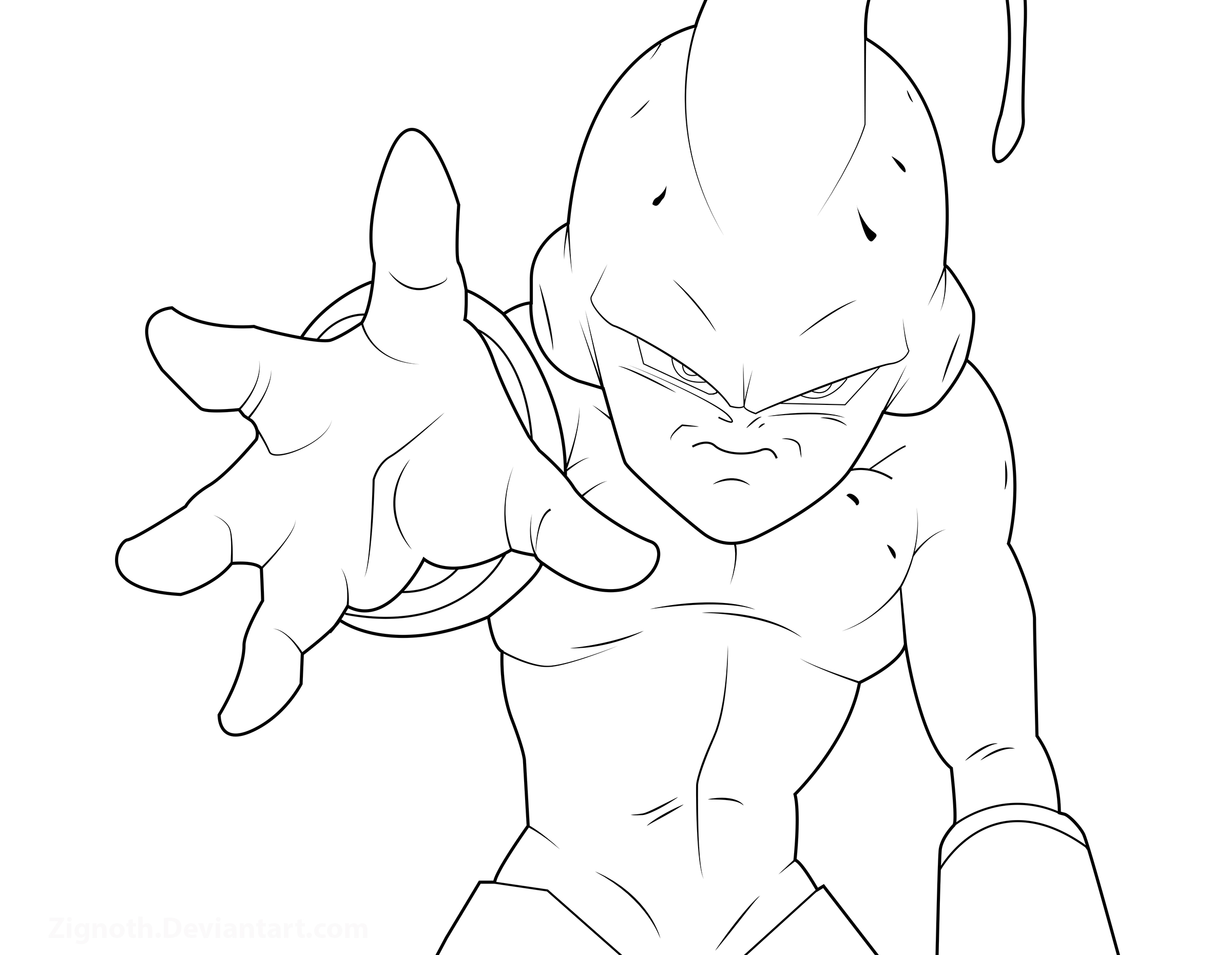 Majin Buu (Kid Buu) by JonathanBPerez on DeviantArt