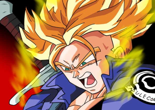 Trunks 'burning attack' by zignoth on DeviantArt