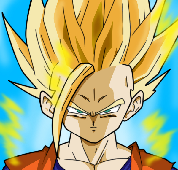 Goku super saiyan 4 by zignoth on DeviantArt