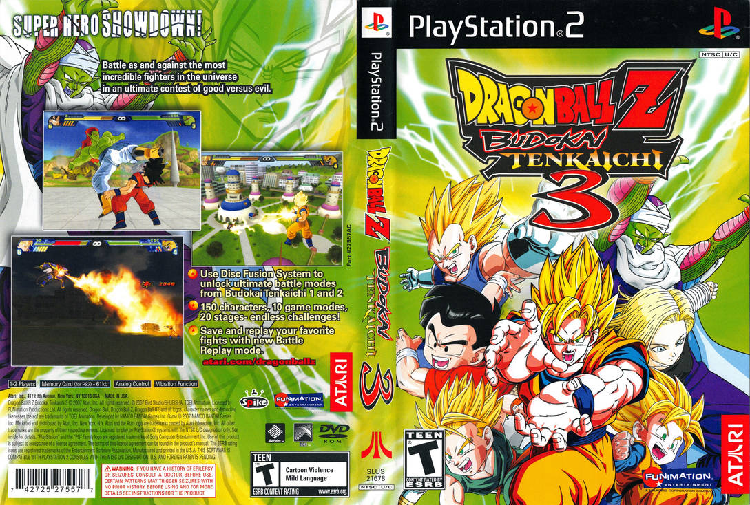 PlayStation 2 - Dragon Ball Z Budokai Tenkaichi 3 by bermudez450 on  DeviantArt