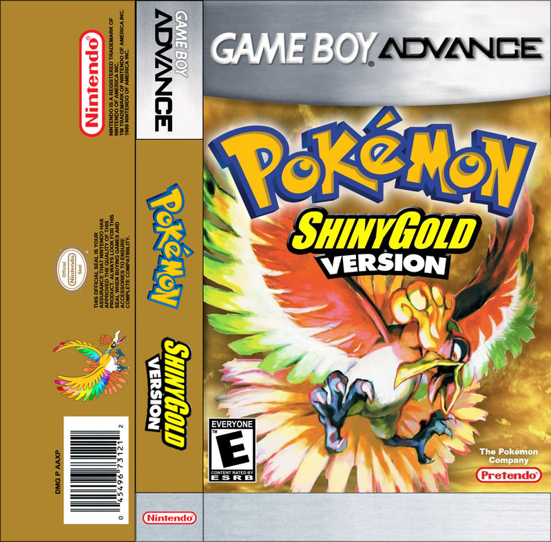 Pokemon Shiny Gold Nintendo DS Box Art Cover by bpc908
