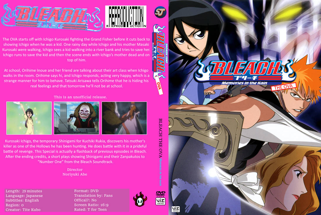 Coleção em DVD Anime Bleach - Série Completa + Filmes + Ovas