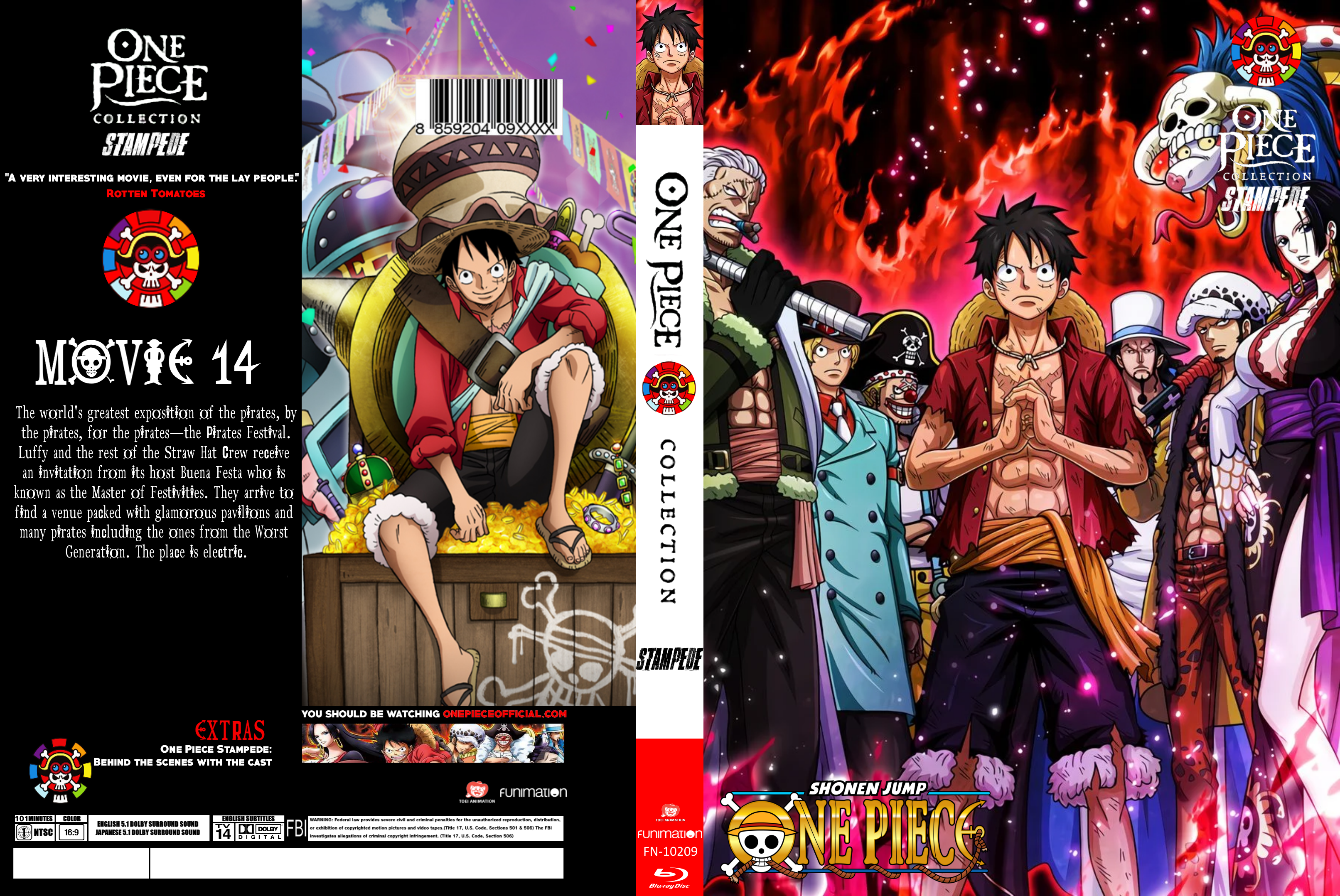 (anime) ONE PIECE MOVIES 1-14