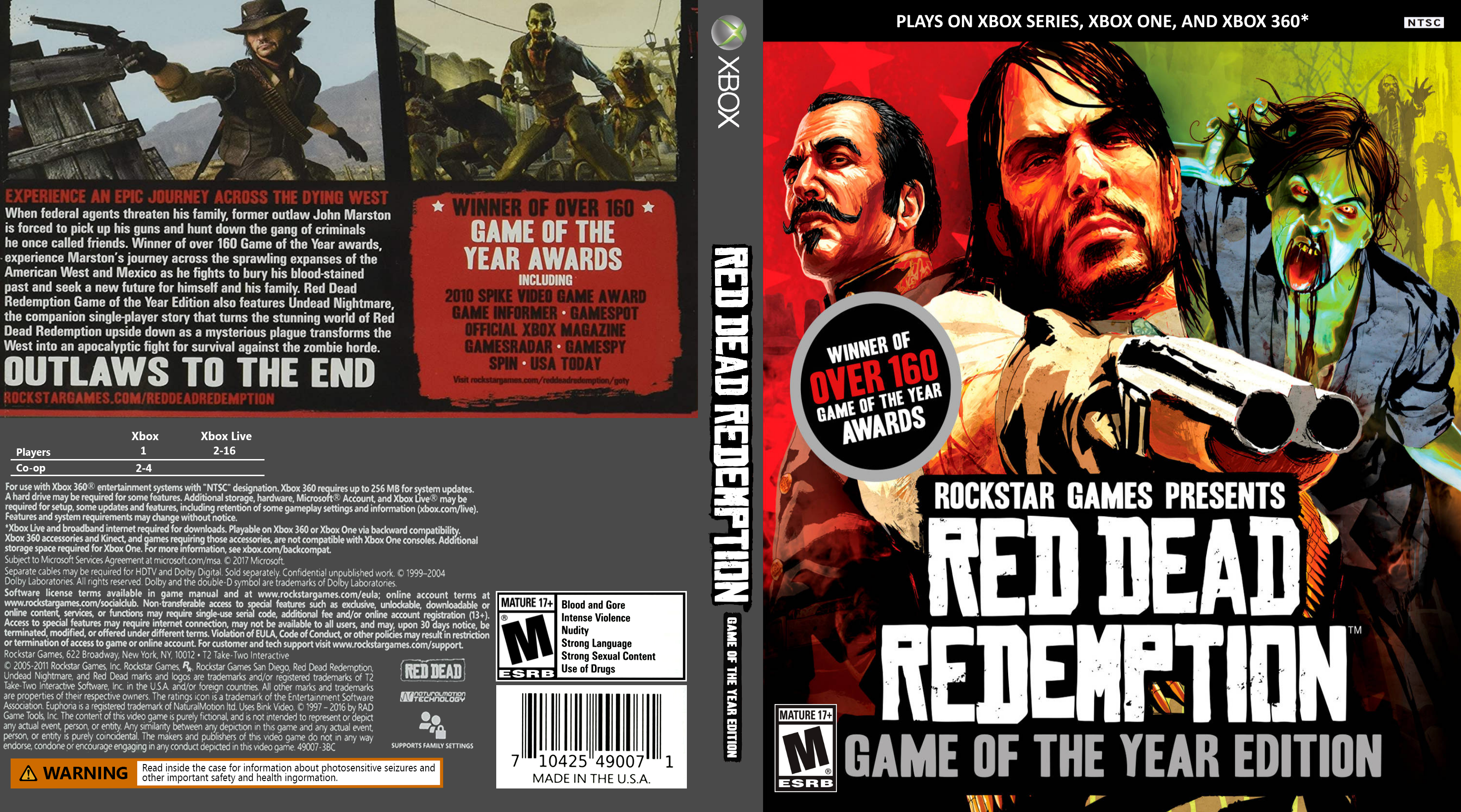 Red Dead Redemption - Game of The Year - Xbox 360