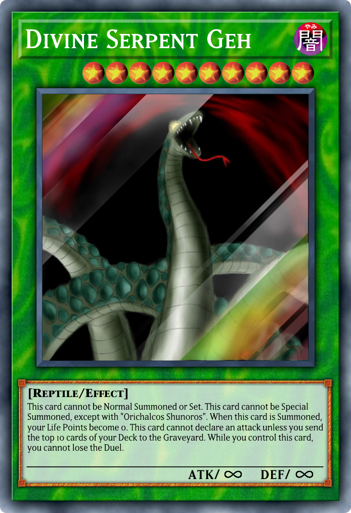 yugioh divine serpent geh deck - DLCS-EN142 - Common Special Summon this card from your hand Divine Serpent Geh (ANIME) by