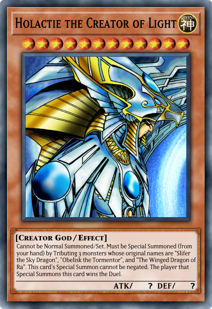 yugioh card the creator of light Horakthy (KikairyuRuka) | Sakura CC Wiki yugioh card the creator of