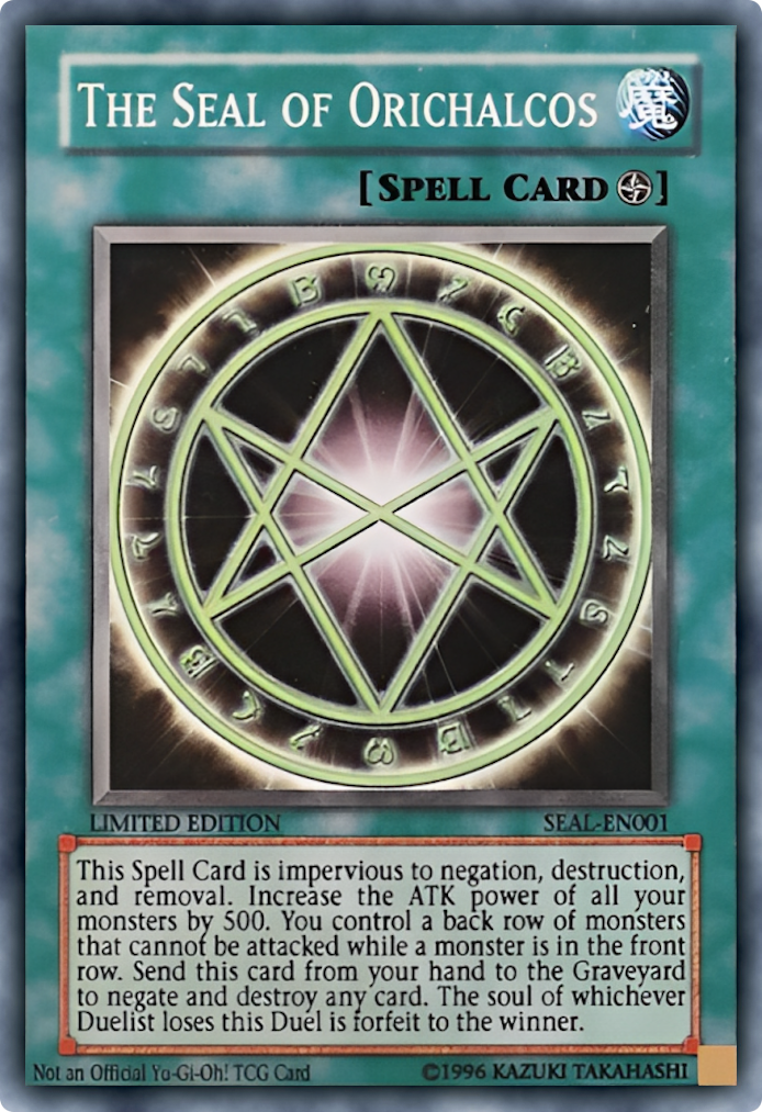 yugioh master duel seal of orichalcos deck YU-GI-OH! - The (LC03-EN001) - Legendary Collection 3: Yugi's World - Limited Edition SPELL /Field Spell Description Yu-Gi-Oh! - The Seal of