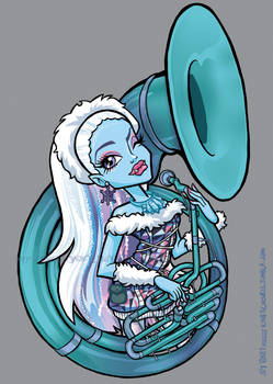 Abbey Bominable's Icy Sousaphone