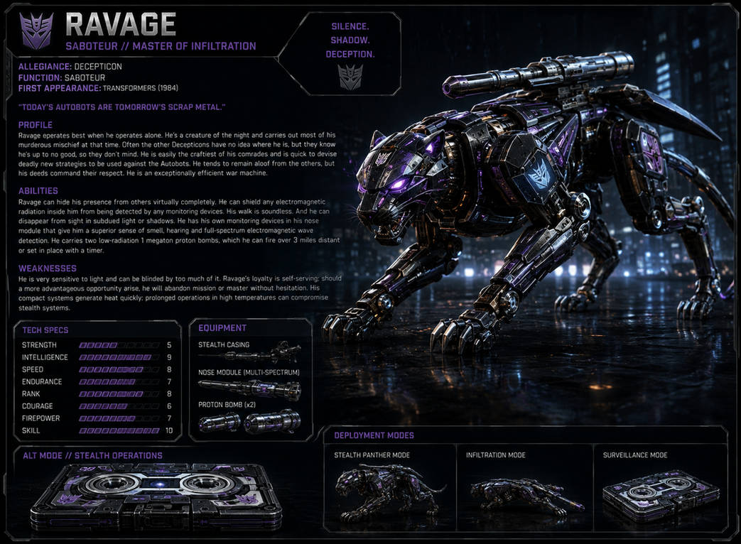 Transart Ravage Vs Kindgom Ravage Ravage by PrimeShift01 on DeviantArt