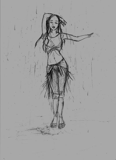 picture People Dancing In The Rain Drawing dancing in the rain by 0wrathchild0 on
