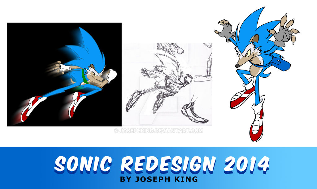 Sonic Redesign2014 By JosephKing On DeviantArt sonic-redesign2014-by-josephking-on-deviantart