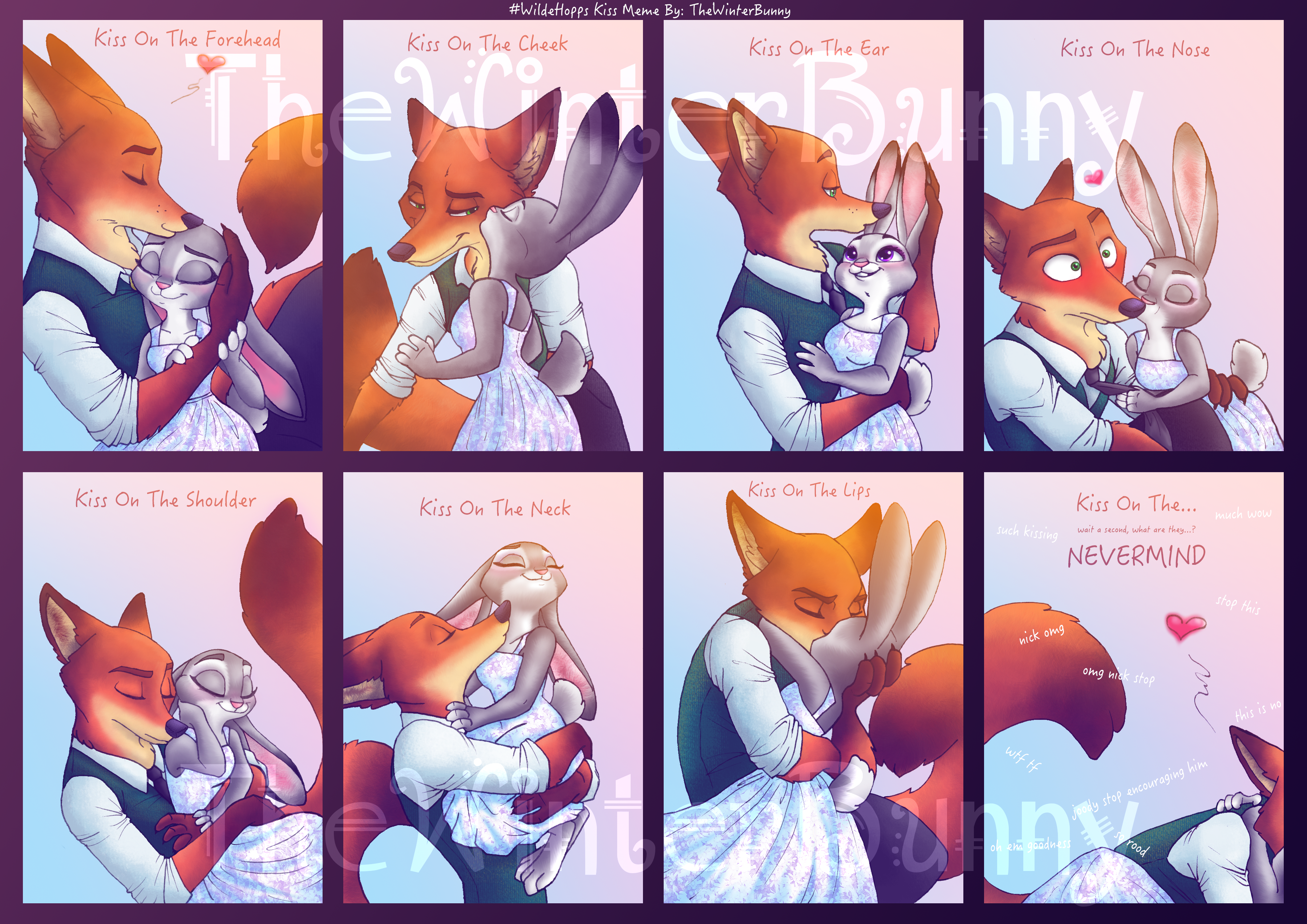 #WildeHopps Kiss Meme