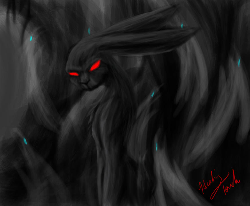 Inferno Rabbit The Black Rabbit of Inle by Healing-Touch on DeviantArt