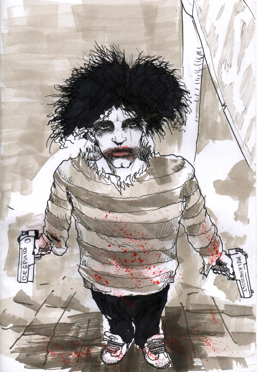 Robert Smith as comic book villain