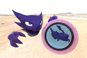 Haunter using Shadow Ball