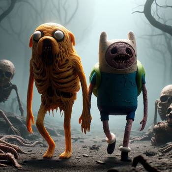 Finn and Jake creepy