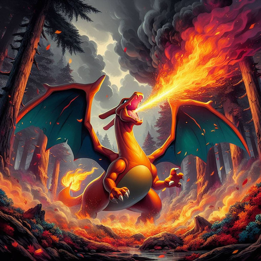 Charizard Raging Angry Charizard by bingman666 on DeviantArt