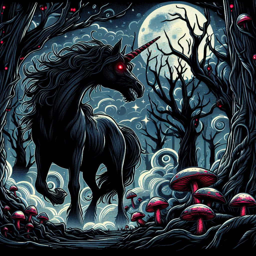 Creepy Unicorn By Bingman666 On DeviantArt creepy-unicorn-by-bingman666-on-deviantart