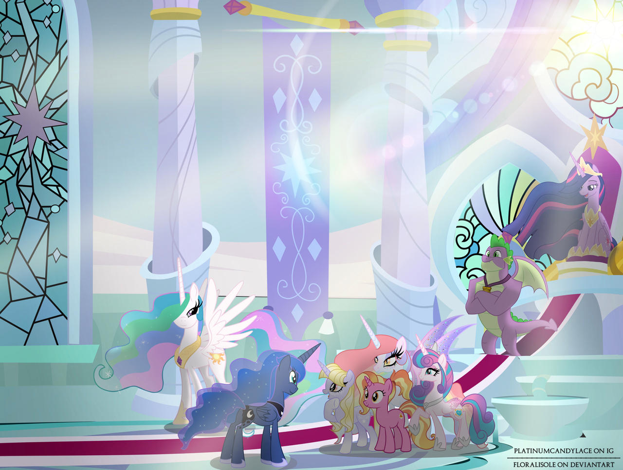 Mlp Former Rulers A Visit From Equestrias Former Rulers by Floralisole on DeviantArt