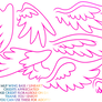 MLP Wing Base Lineart - Free 2 Use by Floralisole