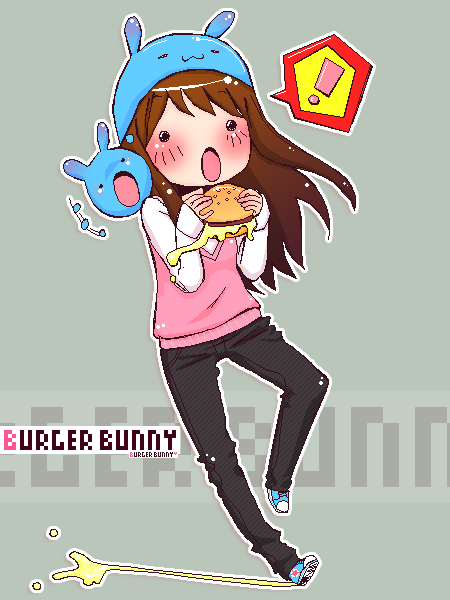 Burger Bunny ID comission