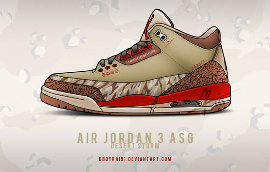 Air Jordan 3 ASG 'Desert Storm'