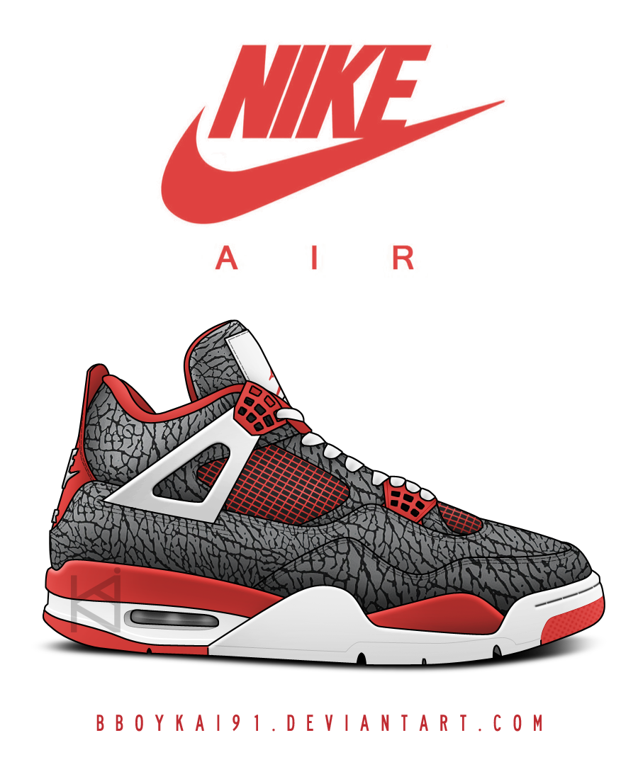 Air Jordan 4 Retro 89 Elephant by BBoyKai91 on DeviantArt