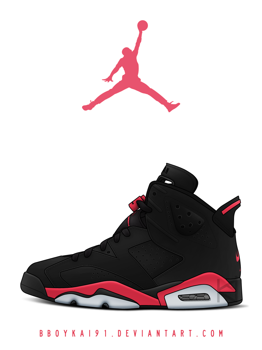 Jordan 6 2025 infrared wallpaper