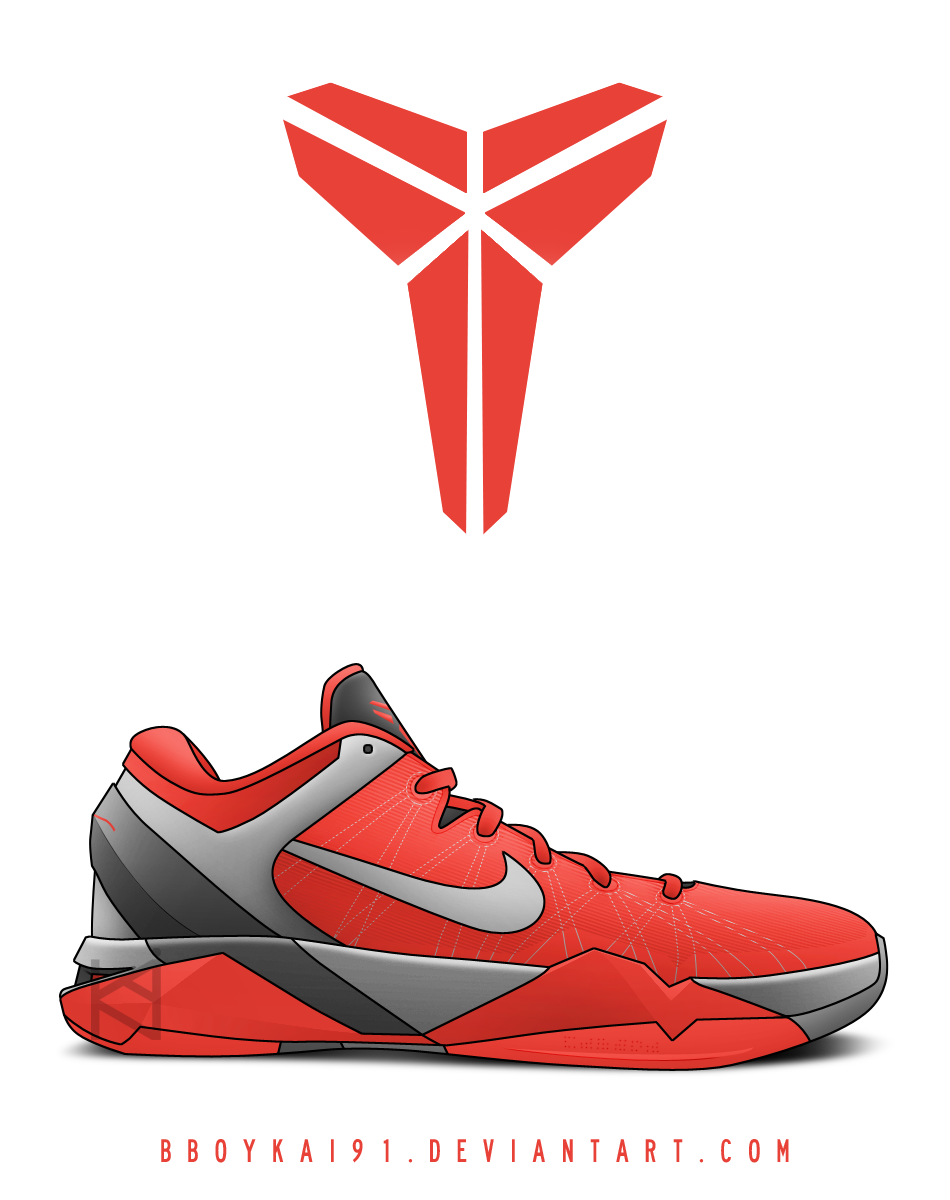 Nike kobe 7 orange sales