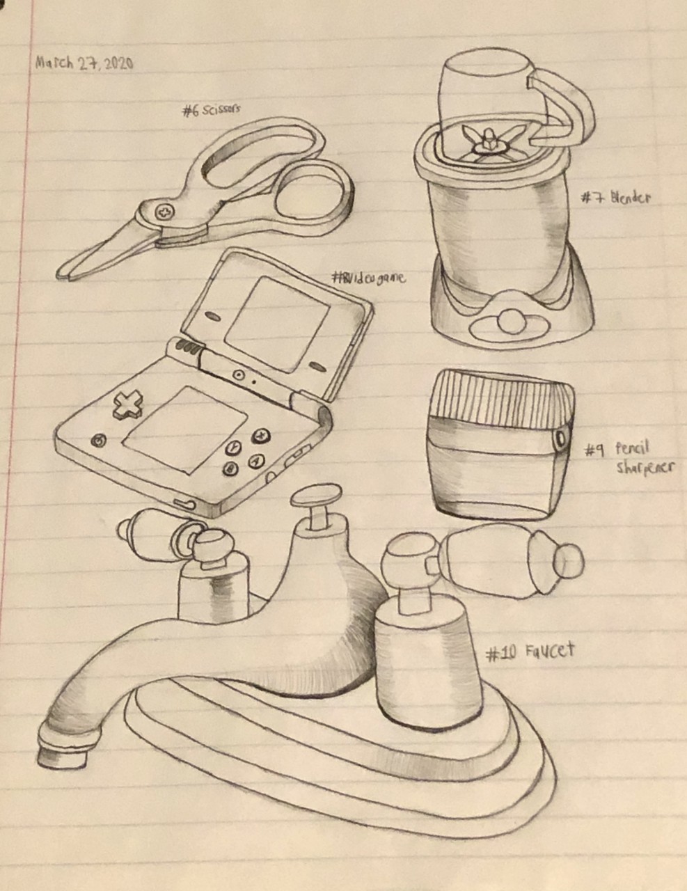 Object Drawings #6 by WisleyChalke on DeviantArt