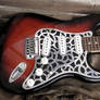 Custom metal Strat pickguard