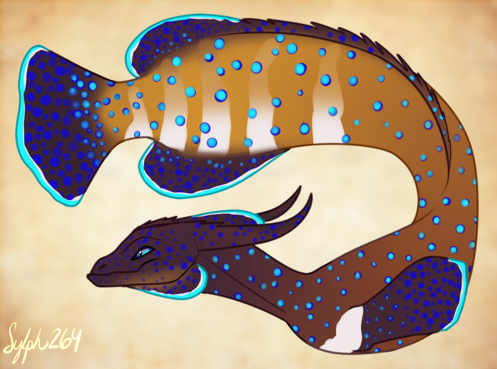 Peacock Grouper Dragon- Merdragon Mermay by Sylph264 on DeviantArt