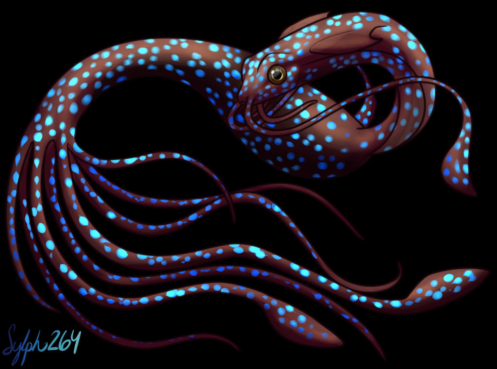 Firefly Squid Dragon- Merdragon Mermay by Sylph264 on DeviantArt