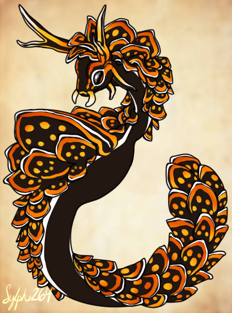 Leaf Gilled Sea Slug Dragon- Merdragon Mermay by Sylph264 on DeviantArt