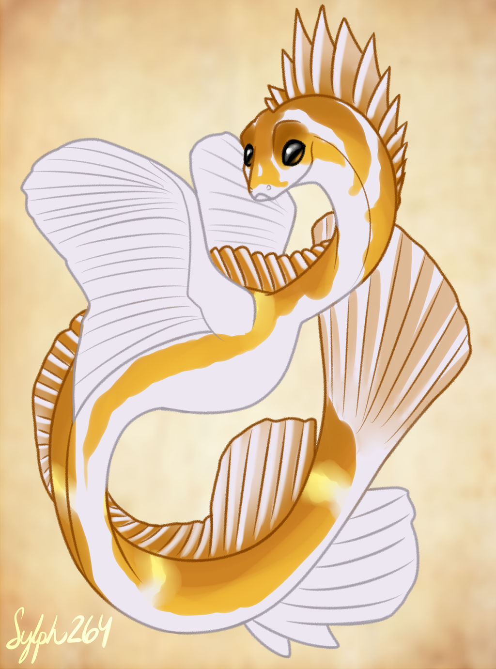Copper Rockfish Dragon- Merdragon Mermay by Sylph264 on DeviantArt
