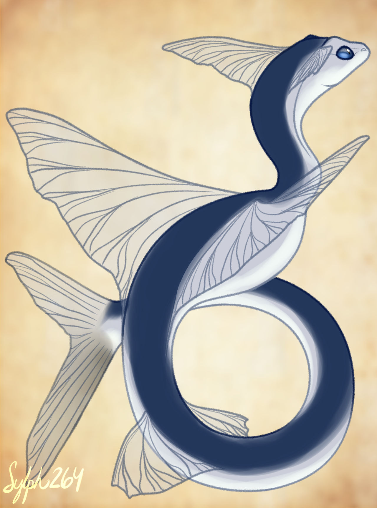 Flying Fish Dragon- Merdragon Mermay by Sylph264 on DeviantArt