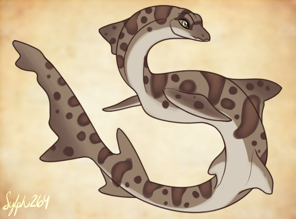 Leopard Shark Dragon- Merdragon Mermay by Sylph264 on DeviantArt