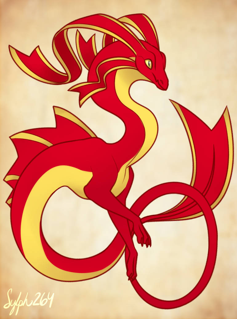 Ribbon Dragon by Sylph264 on DeviantArt